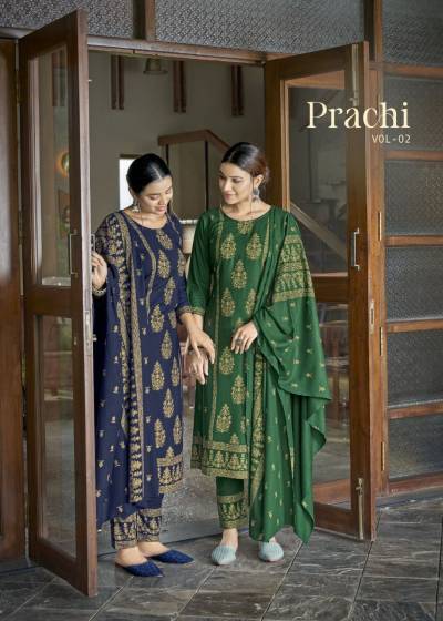 Prachi Vol 2 By Banwery Traditional Wear Kurti Pant With Dupatta Collection